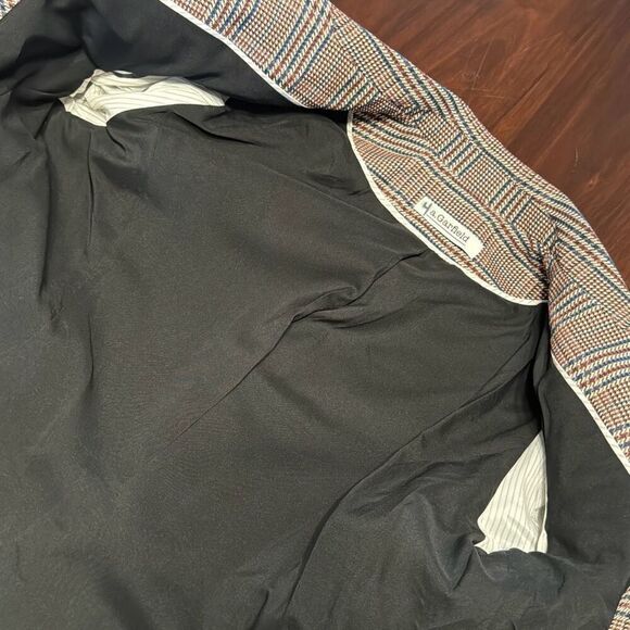 A. Garfield Classic Plaid One Button Women’s Blazer Jacket Size 4 - Picture 8 of 8